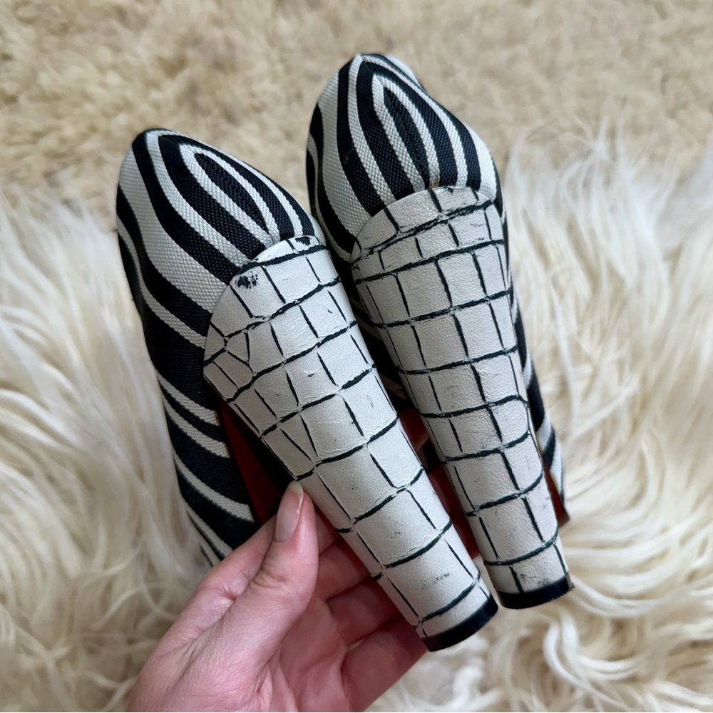 Carven Canvas High Heels - Picture 2 of 9